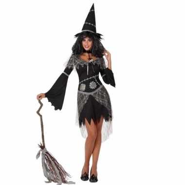 Halloween halloween zwarte heksen verkleedkleren voor dames
