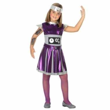 Robot verkleed verkleedkleren/ verkleedkleren voor meisjes