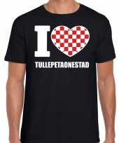 Carnaval i love tullepetaonestad t-shirt zwart voor heren