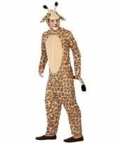 Dieren verkleedkleren verkleed verkleedkleren giraffe voor volwassenen